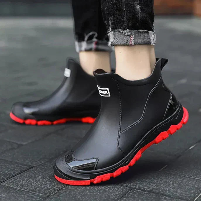 Herre Gummistøvler | Vandafvisende Udendørs — Robust Slip-On Terrænsko