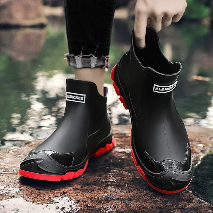 Herre Gummistøvler | Vandafvisende Udendørs — Robust Slip-On Terrænsko