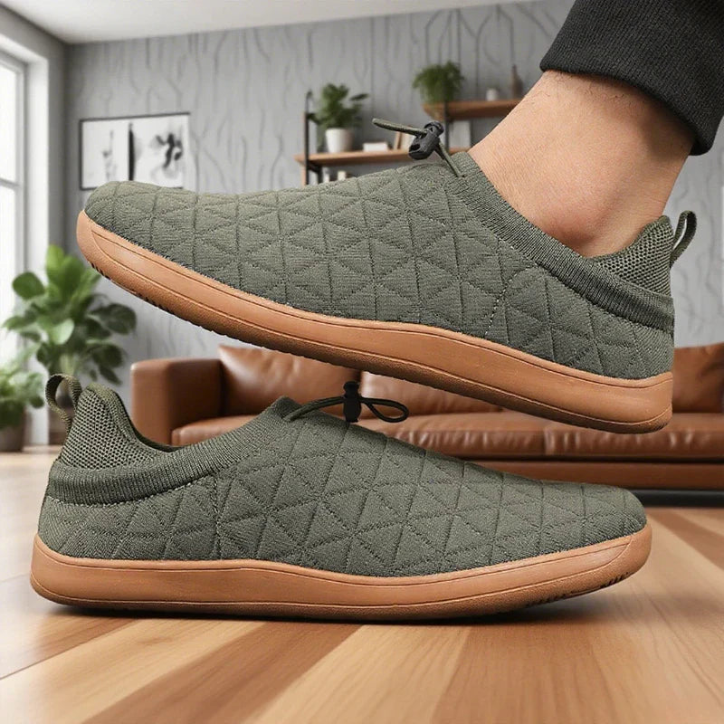 Herre Bred Tå Boks Barefoot Sko Zero Drop Åndbar Mesh Minimalist Sneakers