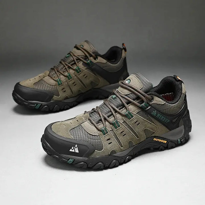 Premium Vandresko til Mænd med Ruskind & Lug-Sål | Outdoor Trekking Sko til Herre