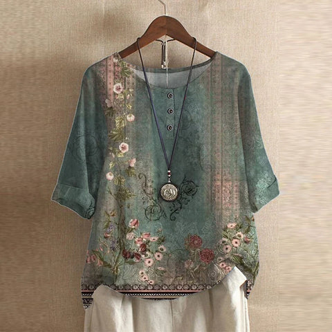 Anya | Retro-inspireret Bluse
