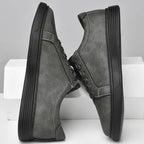 Lavskåret Ruskind Dress Sneakers med Snørebånd | Minimalistisk Kontor & Hverdagssko