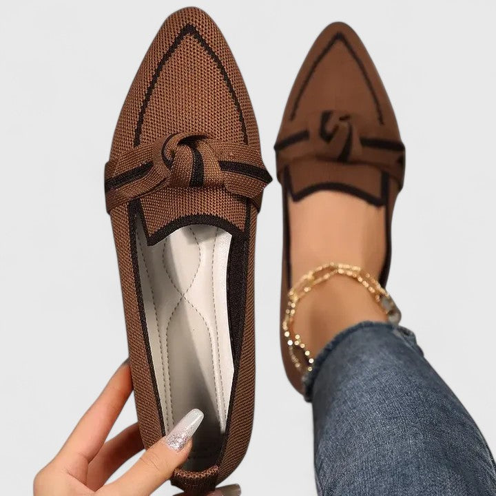 Ortopædiske Spidse Slip-On Loafers Flade Åndbare Mesh Casual Sko