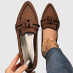 Ortopædiske Spidse Slip-On Loafers Flade Åndbare Mesh Casual Sko