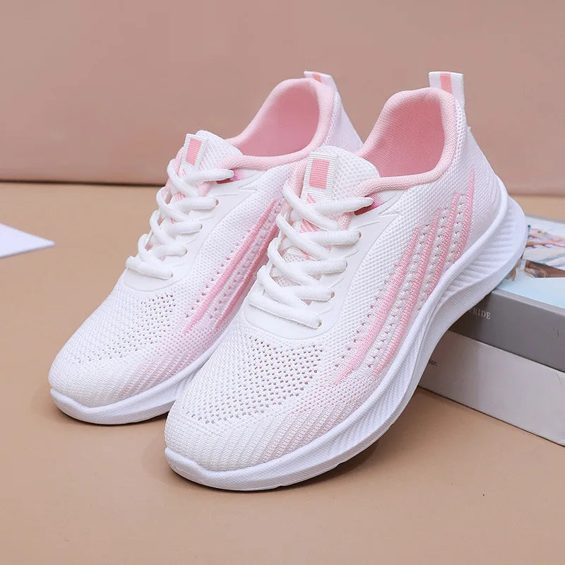 Ortopædiske Løbesneakers med Flyknit Mesh | Let Snørebånd Hverdagssko