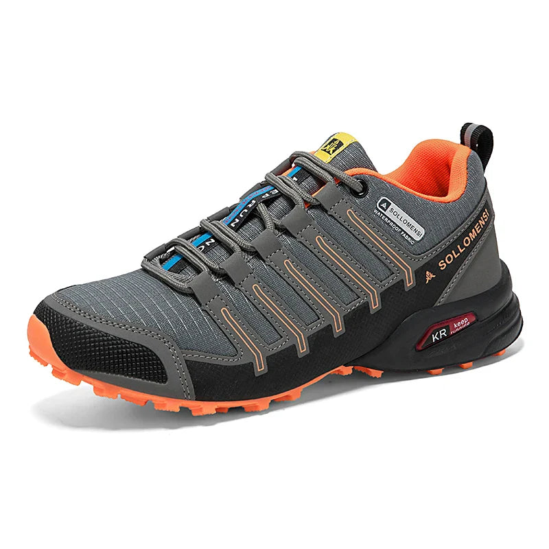 Ortopædiske Vandtætte Herre Vandrestøvler Skridsikre Udendørs Trekking Gå Sneakers