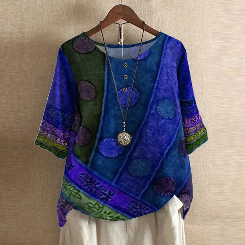 Anya | Retro-inspireret Bluse