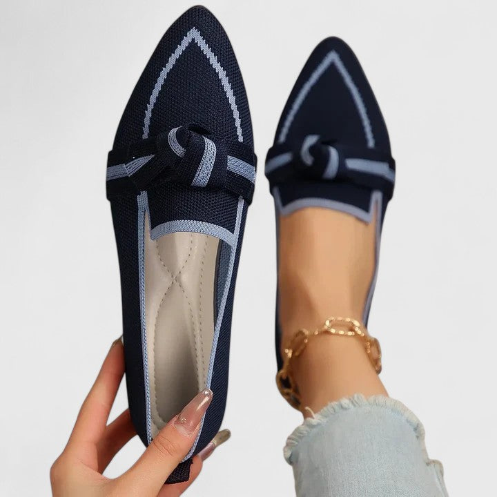 Ortopædiske Spidse Slip-On Loafers Flade Åndbare Mesh Casual Sko