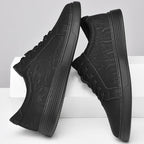 Lavskåret Ruskind Dress Sneakers med Snørebånd | Minimalistisk Kontor & Hverdagssko