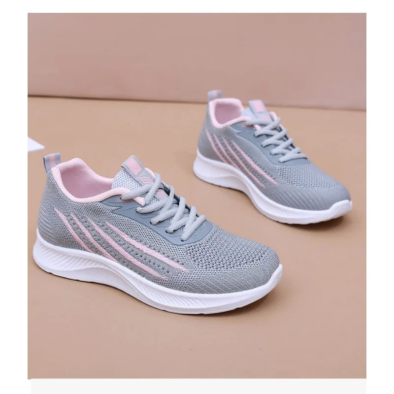 Ortopædiske Løbesneakers med Flyknit Mesh | Let Snørebånd Hverdagssko