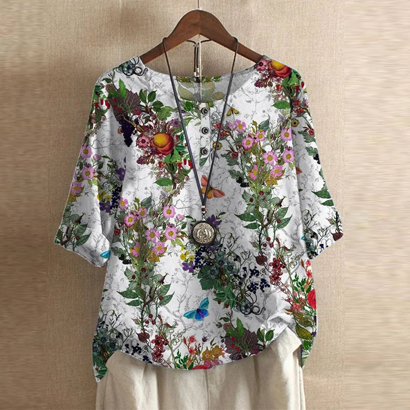 Anya | Retro-inspireret Bluse