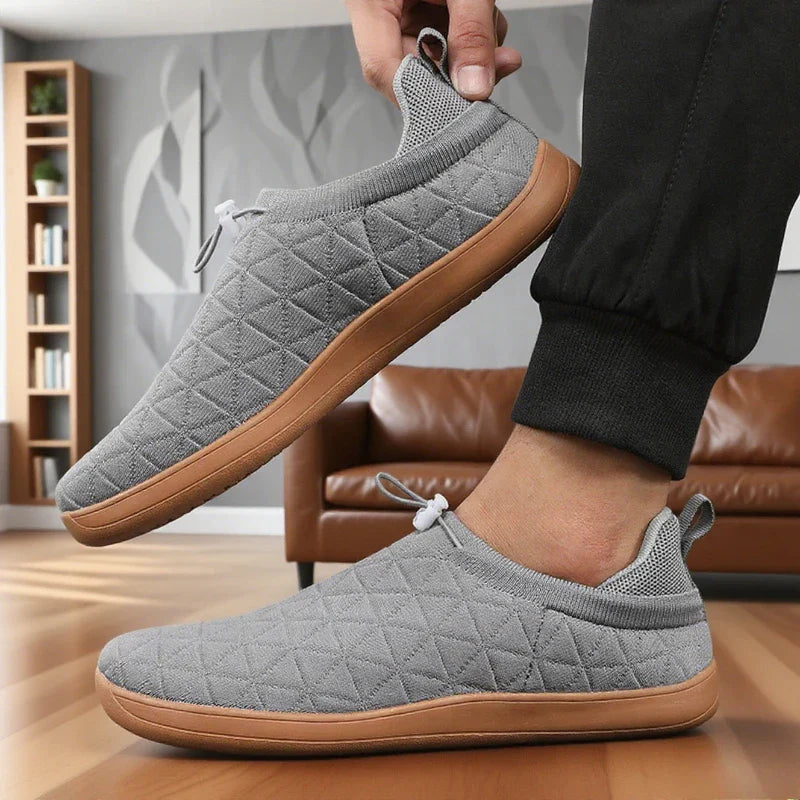 Herre Bred Tå Boks Barefoot Sko Zero Drop Åndbar Mesh Minimalist Sneakers