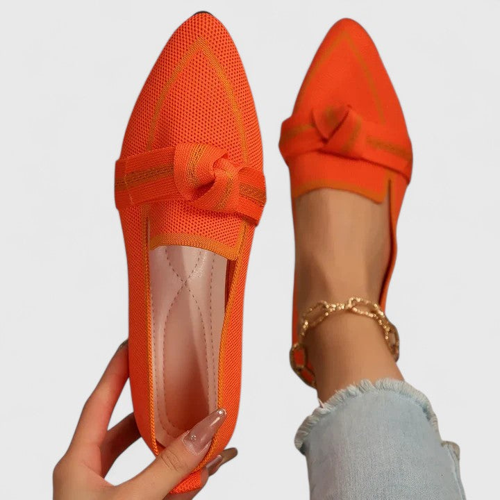 Ortopædiske Spidse Slip-On Loafers Flade Åndbare Mesh Casual Sko