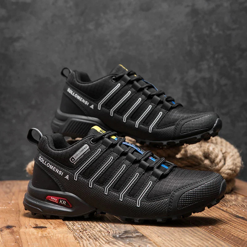 Ortopædiske Vandtætte Herre Vandrestøvler Skridsikre Udendørs Trekking Gå Sneakers