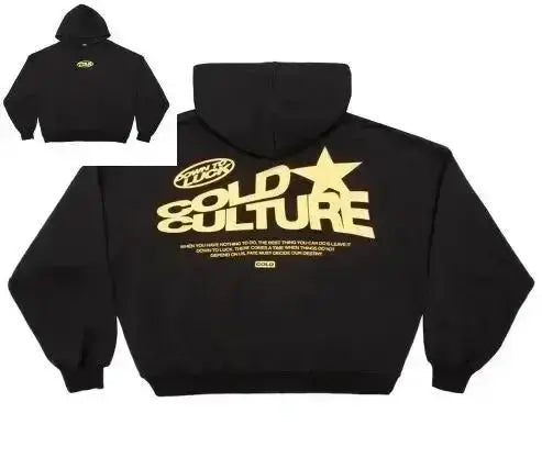Oversized Cold Culture Hættetrøje med Rygtryk | Streetwear Hoodie & Grafisk Print