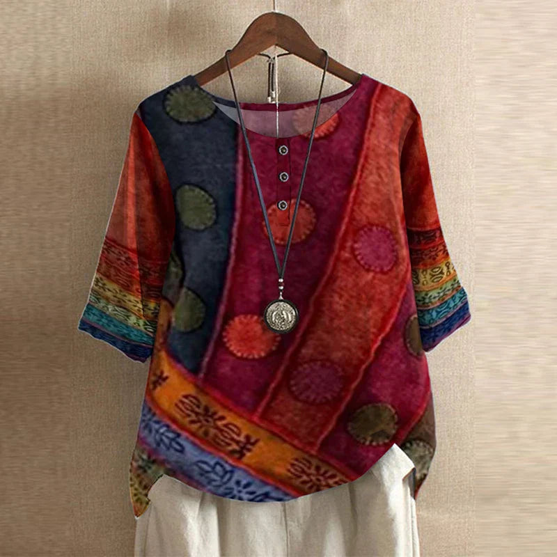 Anya | Retro-inspireret Bluse
