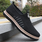 Herresneakers med Mesh og Strikket Overdel