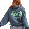 Oversized Cold Culture Hættetrøje med Rygtryk | Streetwear Hoodie & Grafisk Print