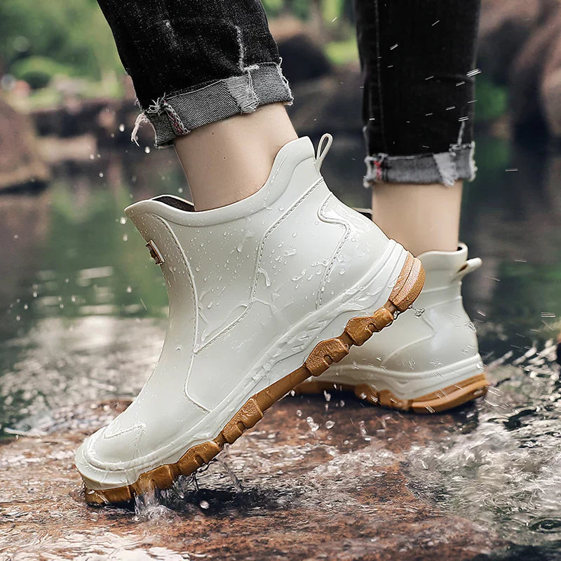 Herre Gummistøvler | Vandafvisende Udendørs — Robust Slip-On Terrænsko