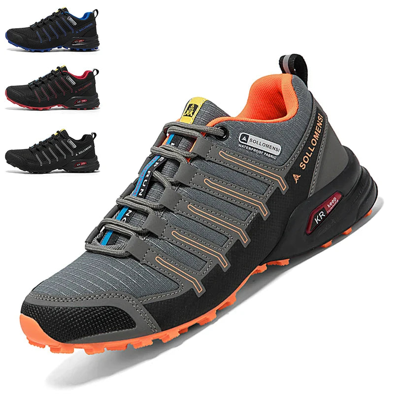 Ortopædiske Vandtætte Herre Vandrestøvler Skridsikre Udendørs Trekking Gå Sneakers