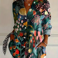 Terri | Farverig Bluse med Legende Print