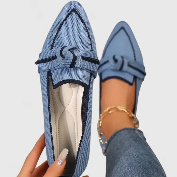 Ortopædiske Spidse Slip-On Loafers Flade Åndbare Mesh Casual Sko