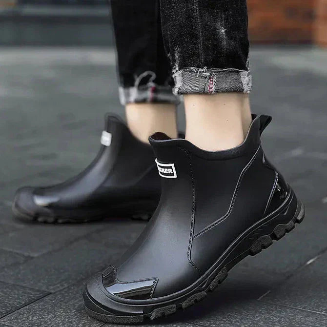 Herre Gummistøvler | Vandafvisende Udendørs — Robust Slip-On Terrænsko