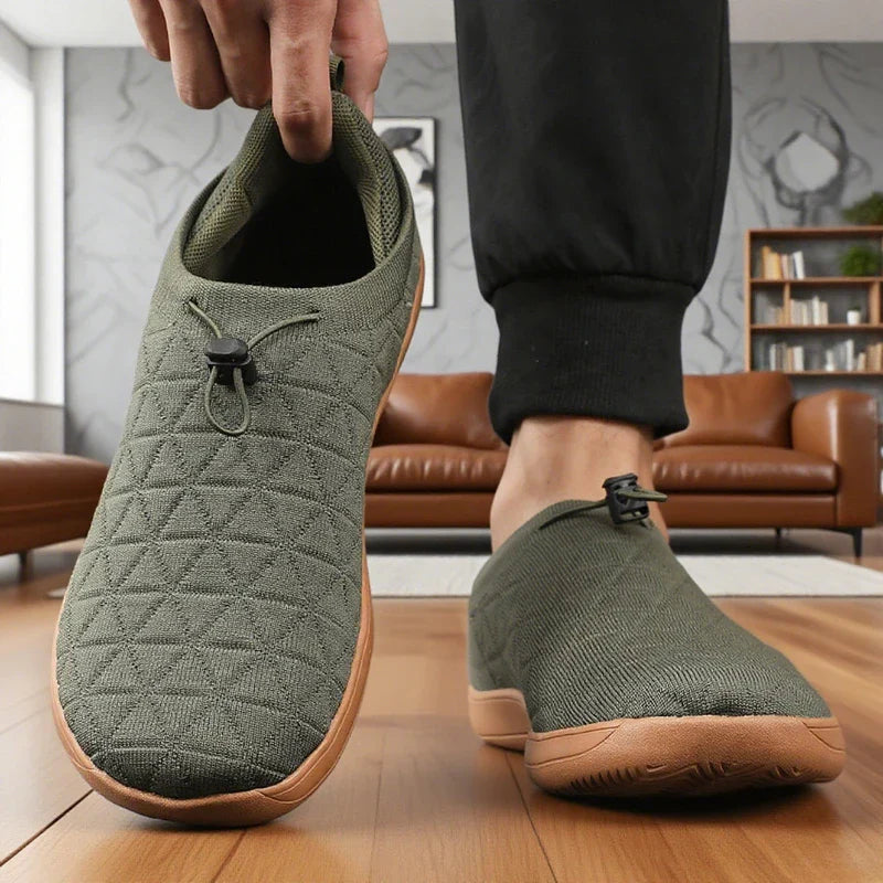 Herre Bred Tå Boks Barefoot Sko Zero Drop Åndbar Mesh Minimalist Sneakers