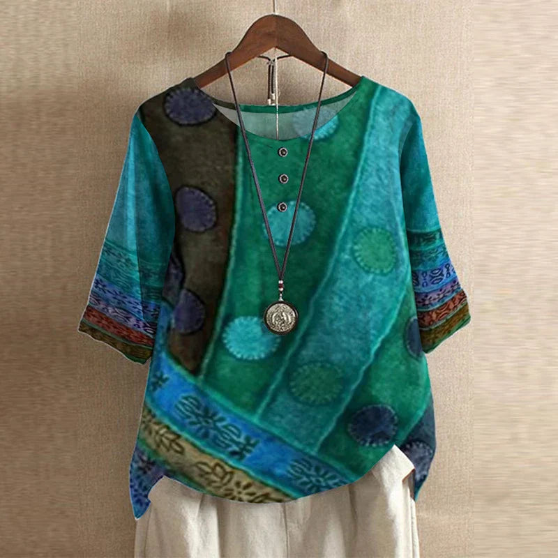Anya | Retro-inspireret Bluse