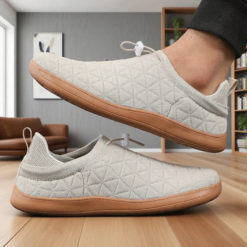 Herre Bred Tå Boks Barefoot Sko Zero Drop Åndbar Mesh Minimalist Sneakers