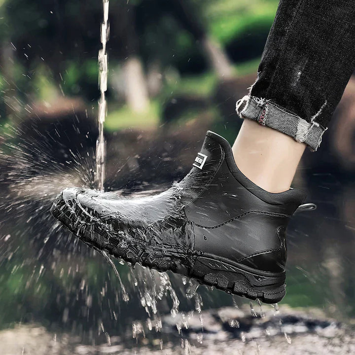 Herre Gummistøvler | Vandafvisende Udendørs — Robust Slip-On Terrænsko