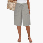 Kvinders Shorts med Elastisk Talje og Justerbar Snor
