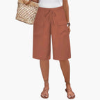 Kvinders Shorts med Elastisk Talje og Justerbar Snor
