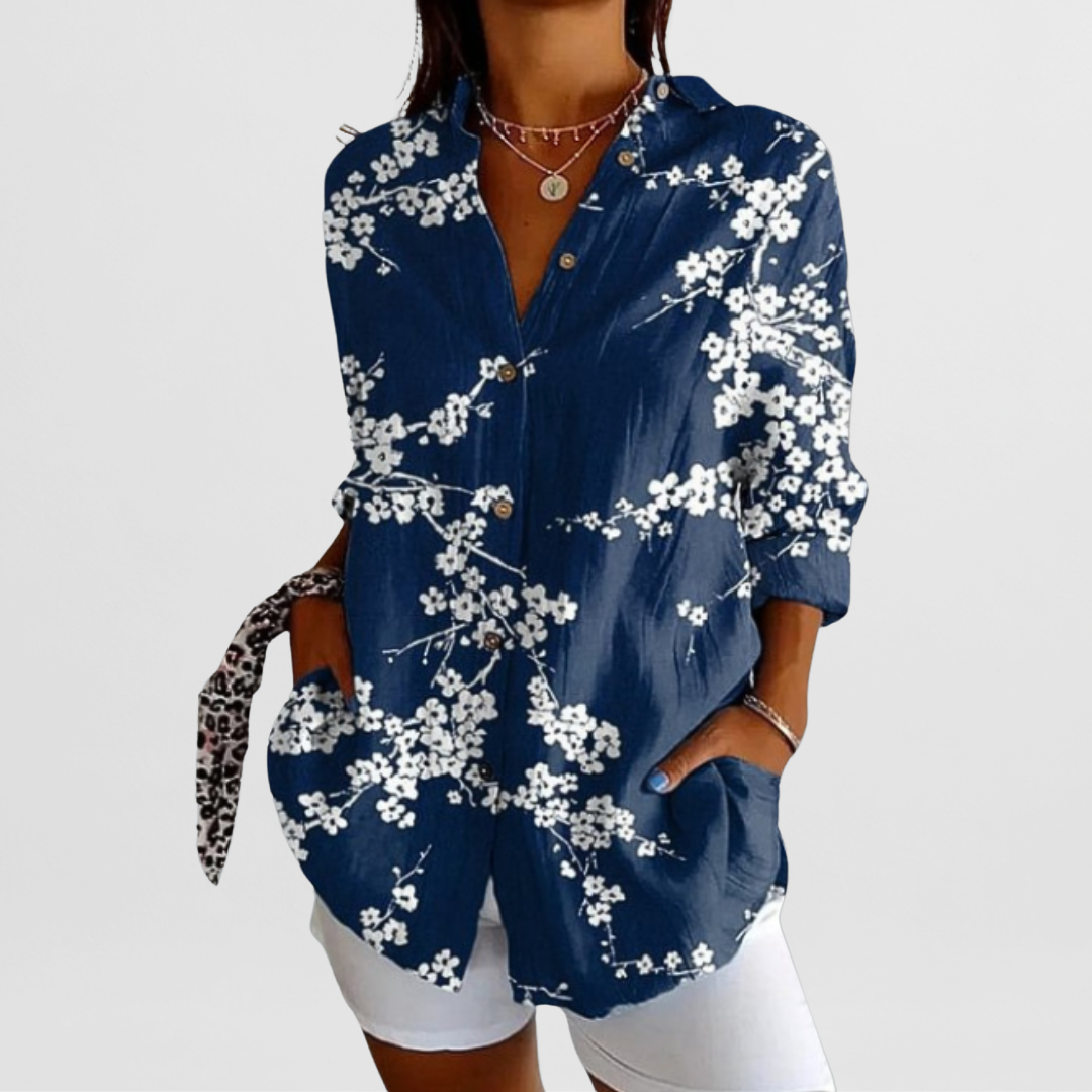 Elegant Let Premium Bluse til Damer – Perfekt til Kontor, Fritid og Særlige Anledninger