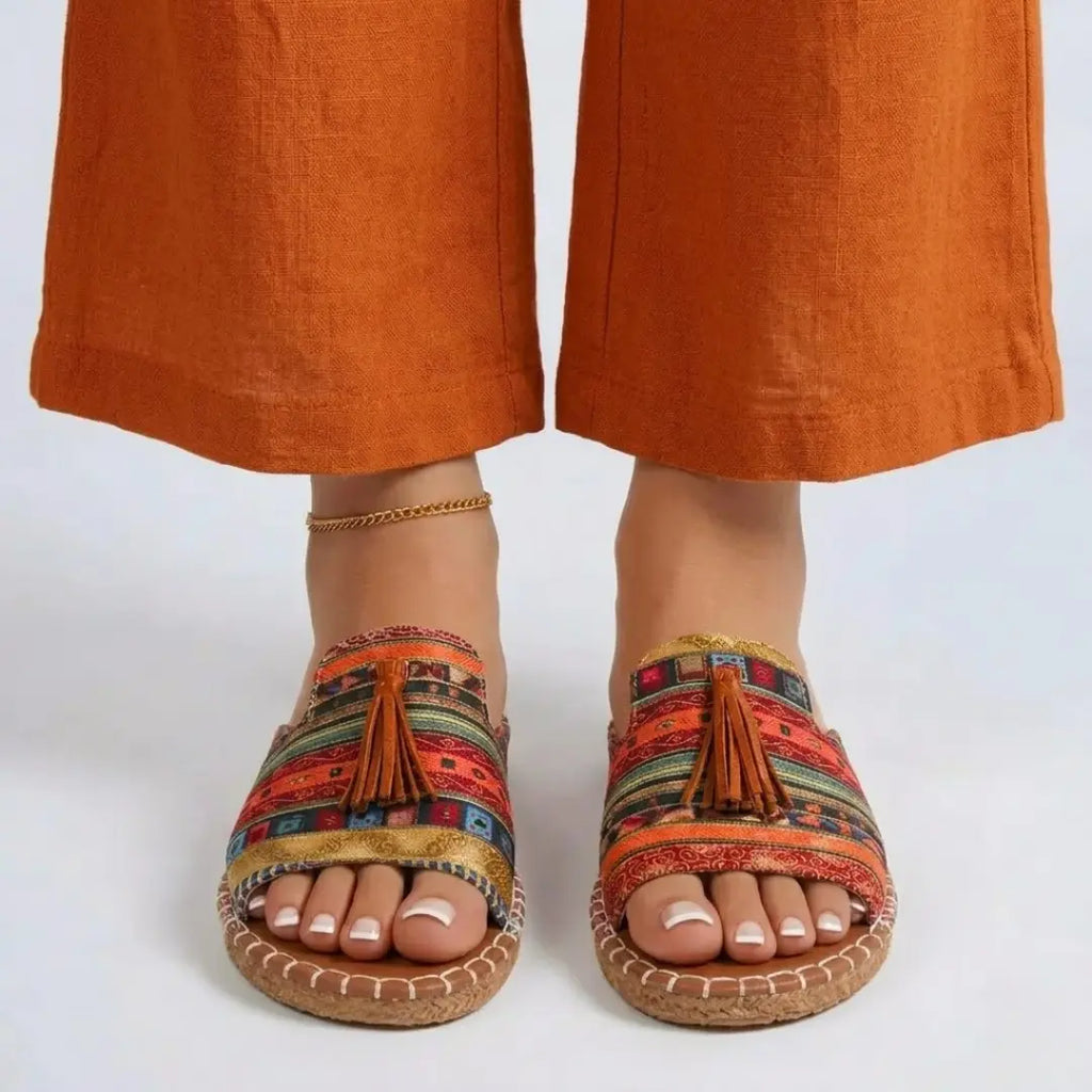 Marrakech | Frynsesandal uden lukning