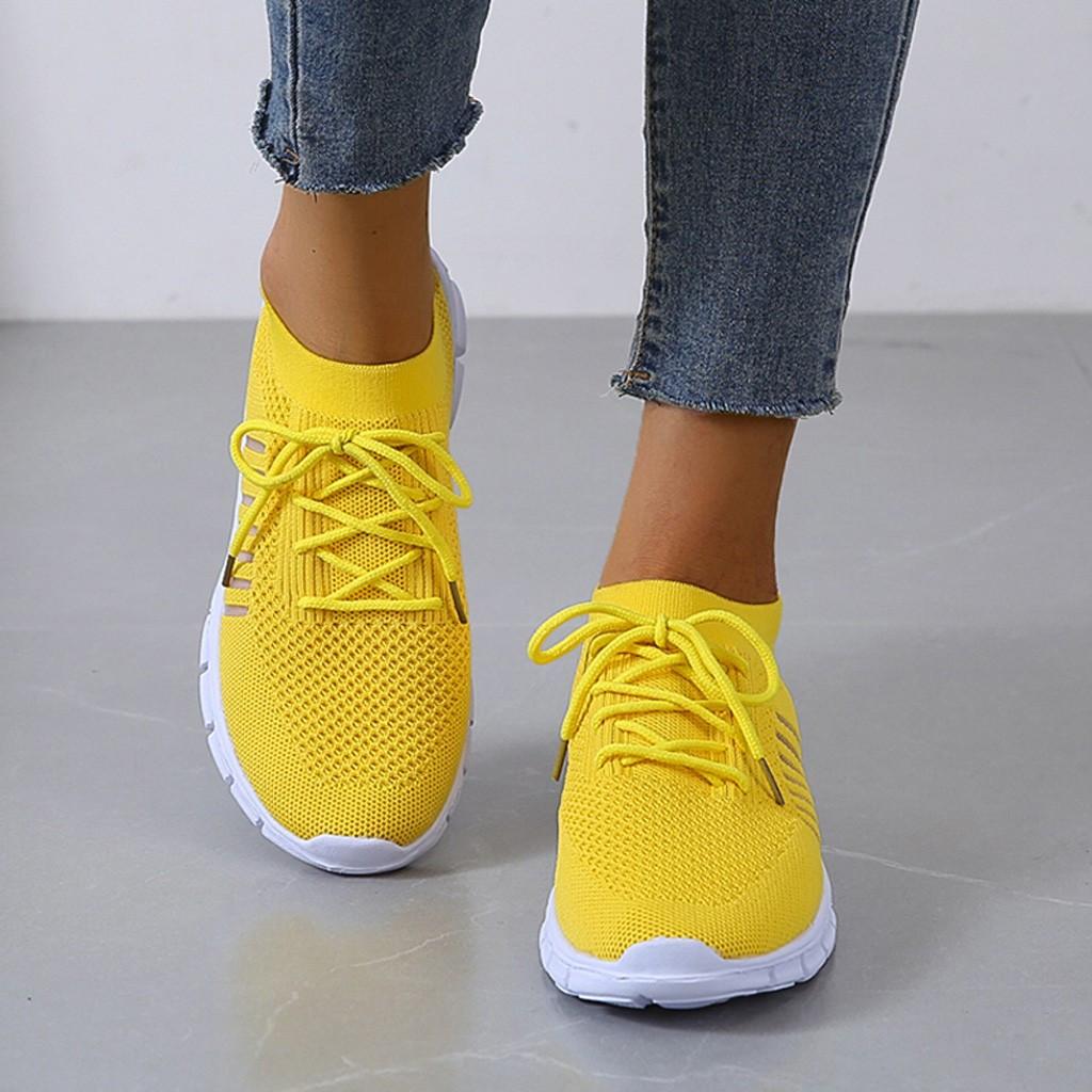 Orthopædiske Mesh Gå-sko til kvinder Åndbare Slip-On Letvægts Sneakers