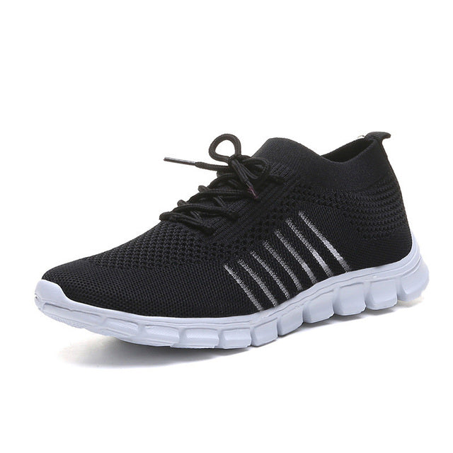 Orthopædiske Mesh Gå-sko til kvinder Åndbare Slip-On Letvægts Sneakers