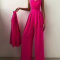 Dame Sexy Stropper Jumpsuit — Feminin & Flatterende