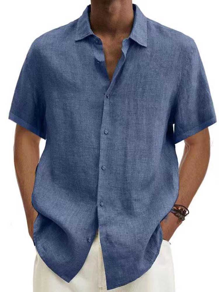 THYMORA | Stilfuld Casual Kort Skjorte
