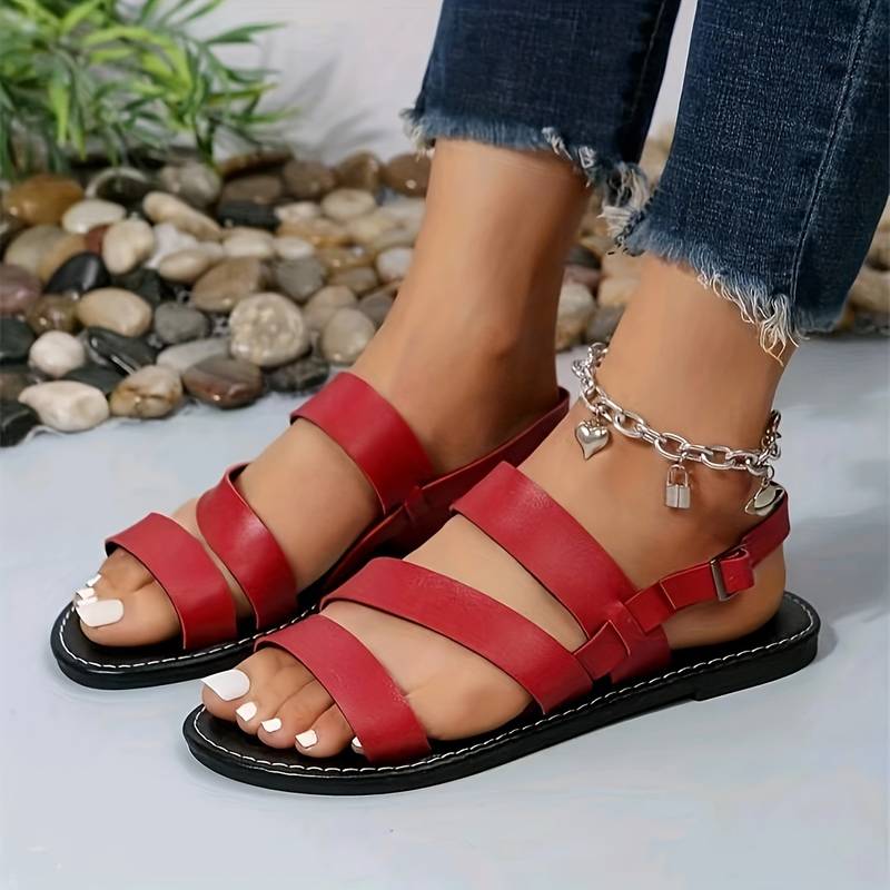Nero Line | Læder Flad Sandal