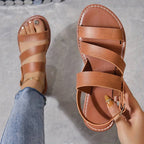 Nero Line | Læder Flad Sandal