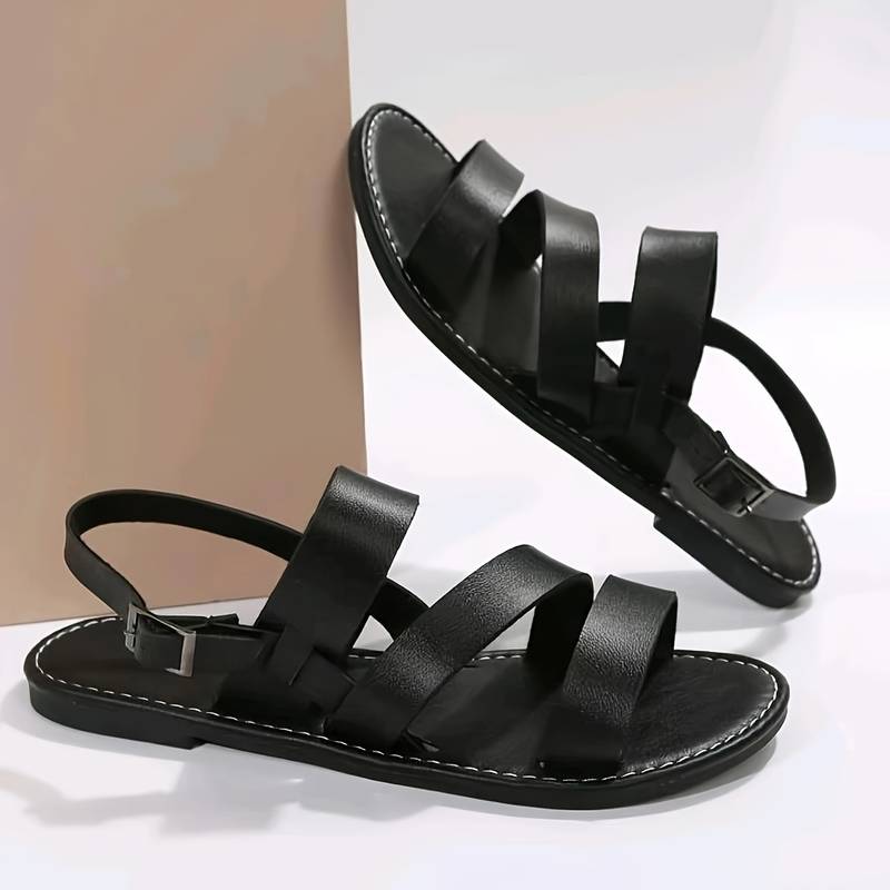 Nero Line | Læder Flad Sandal