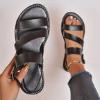 Nero Line | Læder Flad Sandal