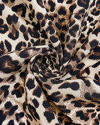 Slåom frakke med leopardprint til damer – chic og dristig