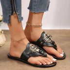 Calia Stilfulde Sandaler med Moderne Metaldesign