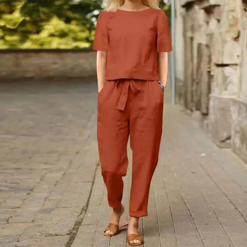 THYMORA | Stilfuldt Jumpsuit-sæt