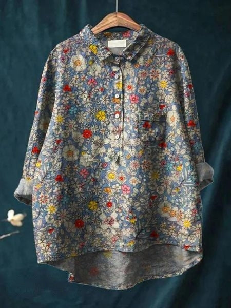Monette | Blomster Bluse