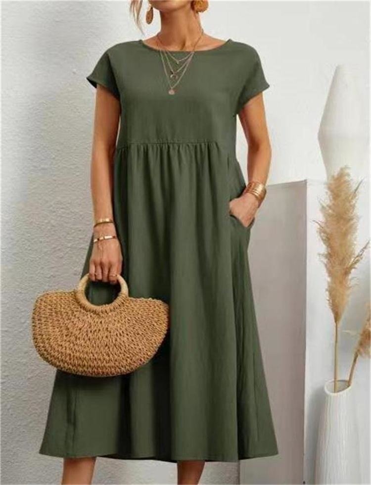 Dame Strand Sommerkjole Stilfuld, Let & Perfekt til Varme Dage