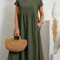 Dame Strand Sommerkjole Stilfuld, Let & Perfekt til Varme Dage
