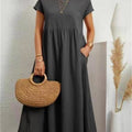 Dame Strand Sommerkjole Stilfuld, Let & Perfekt til Varme Dage